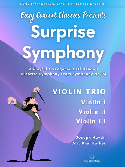 Surprise Symphony (Violin Trio)