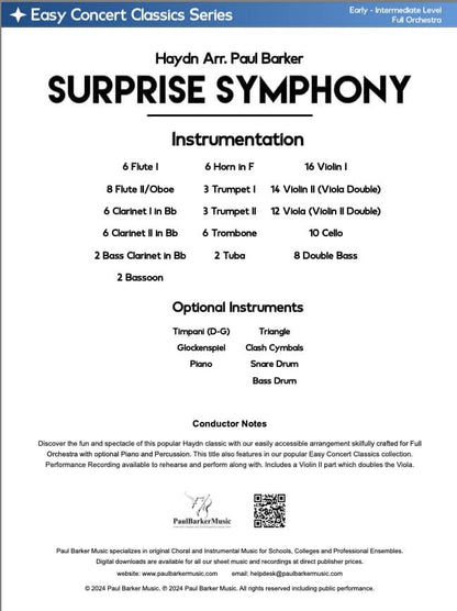 Easy Concert Classics Book 1 (Full Orchestra)