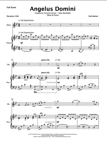 Angelus Domini (Oboe & Piano)