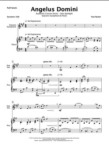 Angelus Domini (Soprano Saxophone & Piano)