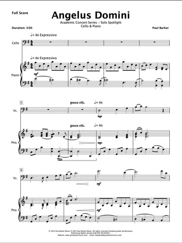 Angelus Domini (Cello & Piano)