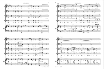 Sancta Maria (SATB Choir & Piano)