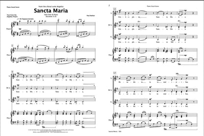 Sancta Maria (SSA Choir & Piano)