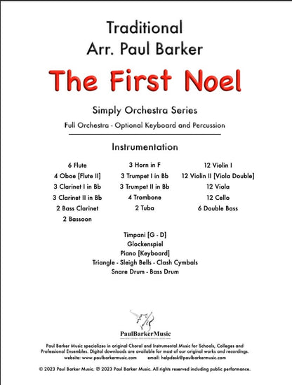 The First Noel (Full Orchestra)