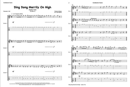 Ding Dong Merrily On High (Guitar Trio)