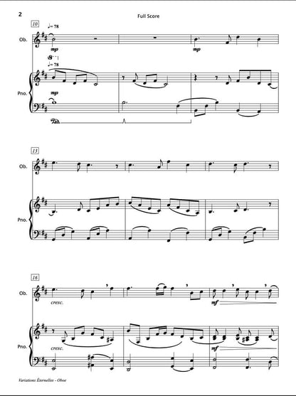 Variations Eternelles (Oboe & Piano)