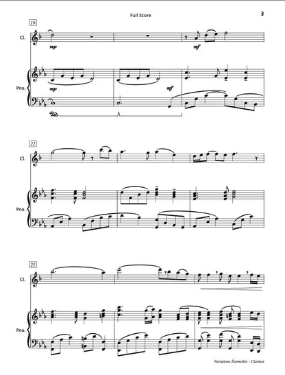 Variations Eternelles (Clarinet & Piano)