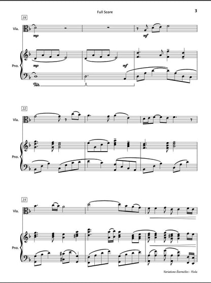 Variations Eternelles (Viola & Piano)
