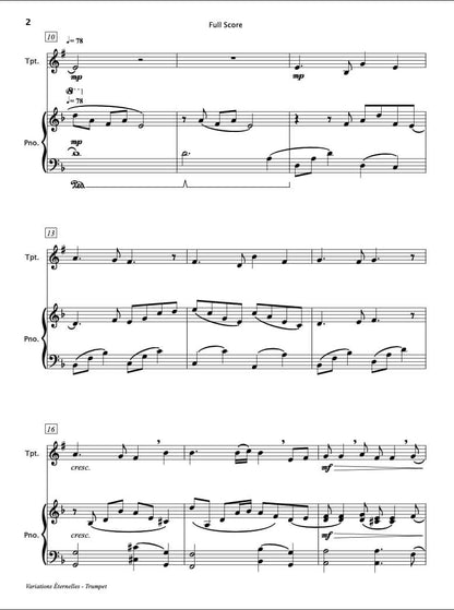 Variations Eternelles (Trumpet & Piano)