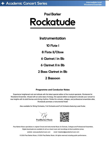 Rockatude (Woodwind Ensemble)