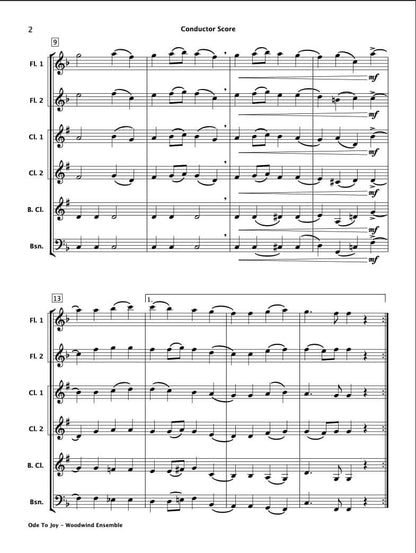 Ode To Joy (Woodwind Ensemble)