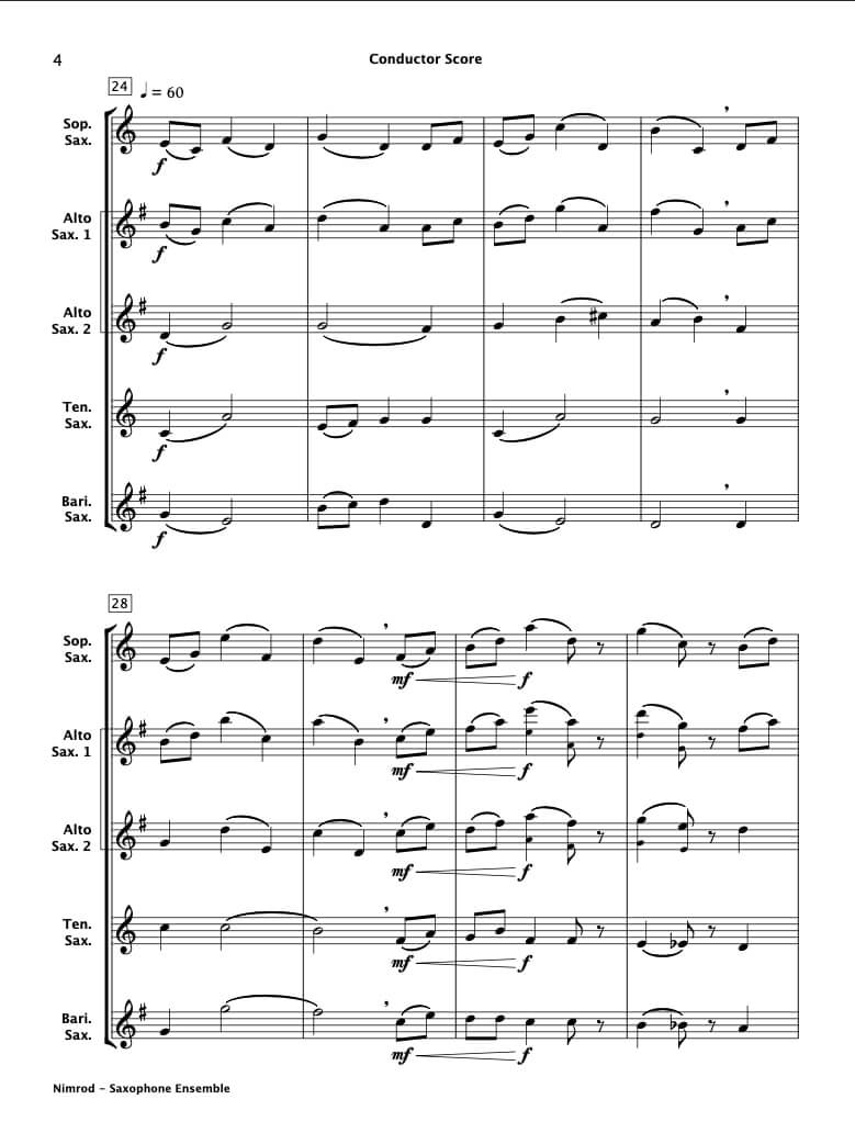 Nimrod (Saxophone Ensemble)