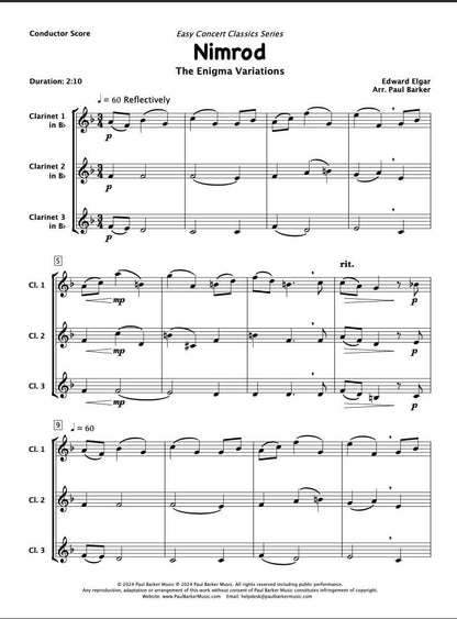 Nimrod (Clarinet Trio)