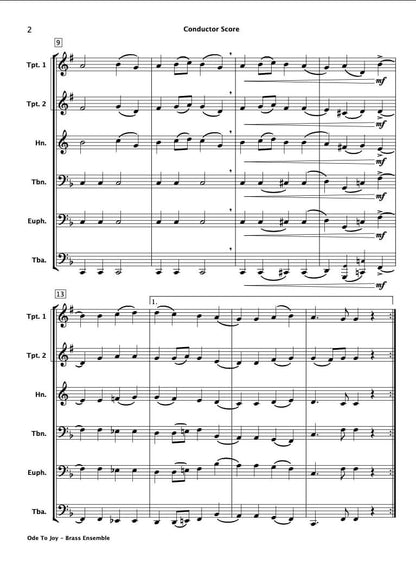 Ode To Joy (Brass Ensemble)