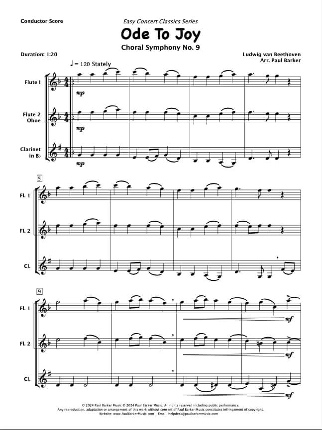 Easy Concert Classics Book 1 (Woodwind Trios)