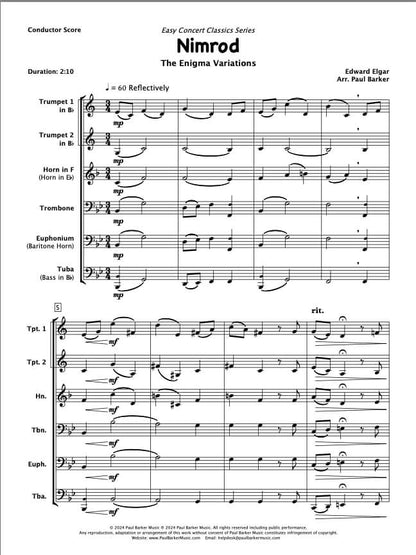 Easy Concert Classics Book 1 (Brass Ensemble)