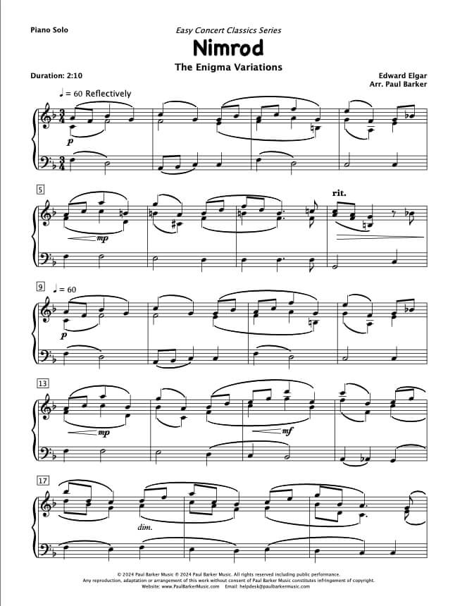 Easy Concert Classics Book 1 (Piano Solos)