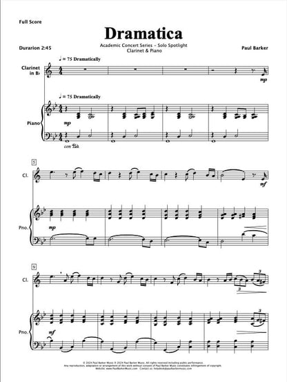 Dramatica (Clarinet & Piano)