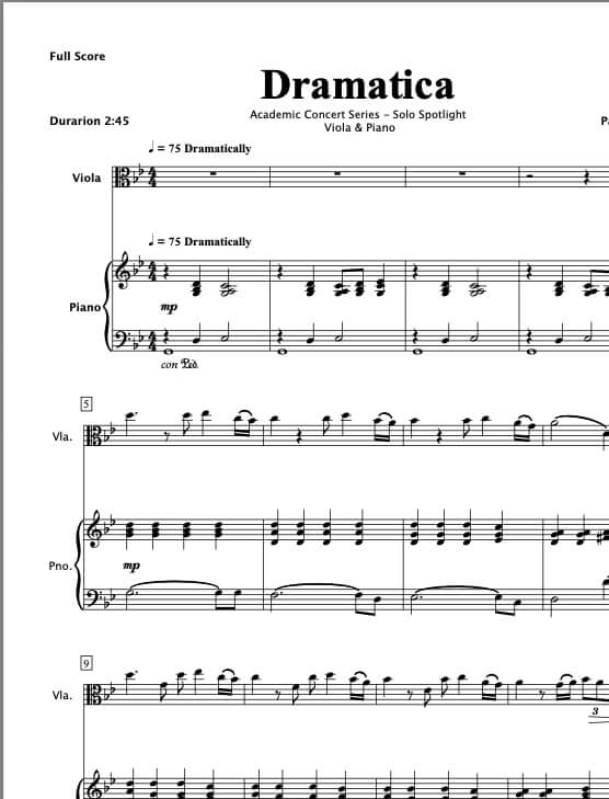 Dramatica (Viola & Piano)
