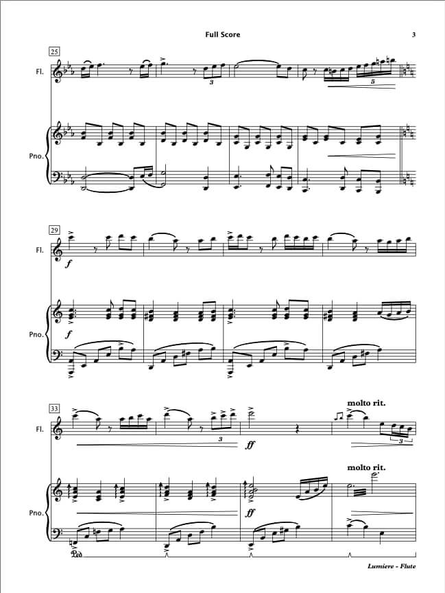 Lumiere (Flute & Piano) - Paul Barker Music 