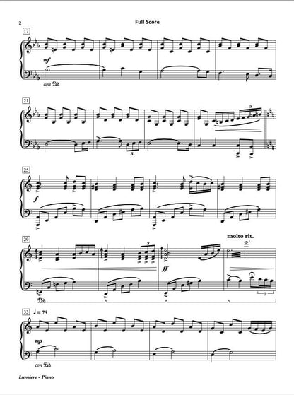 Lumiere (Piano Solo)