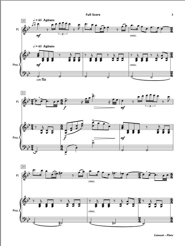 Lament (Flute & Piano)
