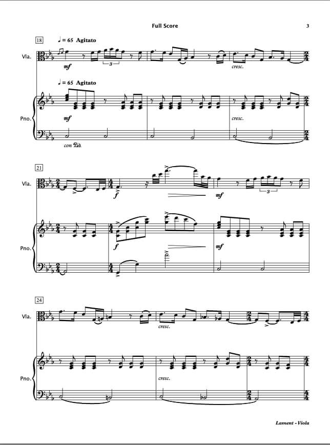 Lament (Viola & Piano)