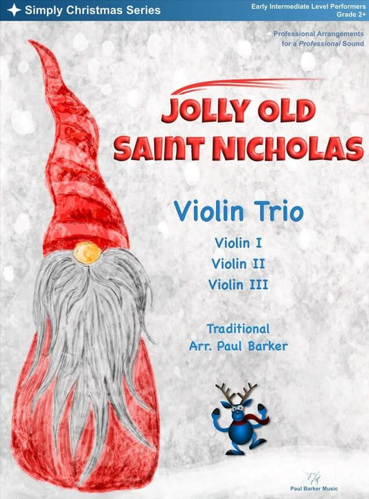 Jolly Old Saint Nicholas (Violin Trio)