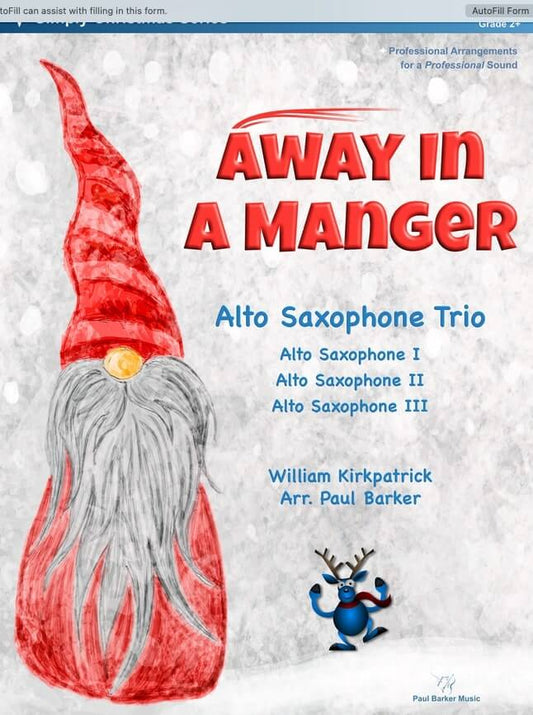 Away In A Manger (Alto Saxophone Trio)