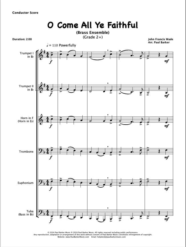 Christmas Brass Ensembles Book 3