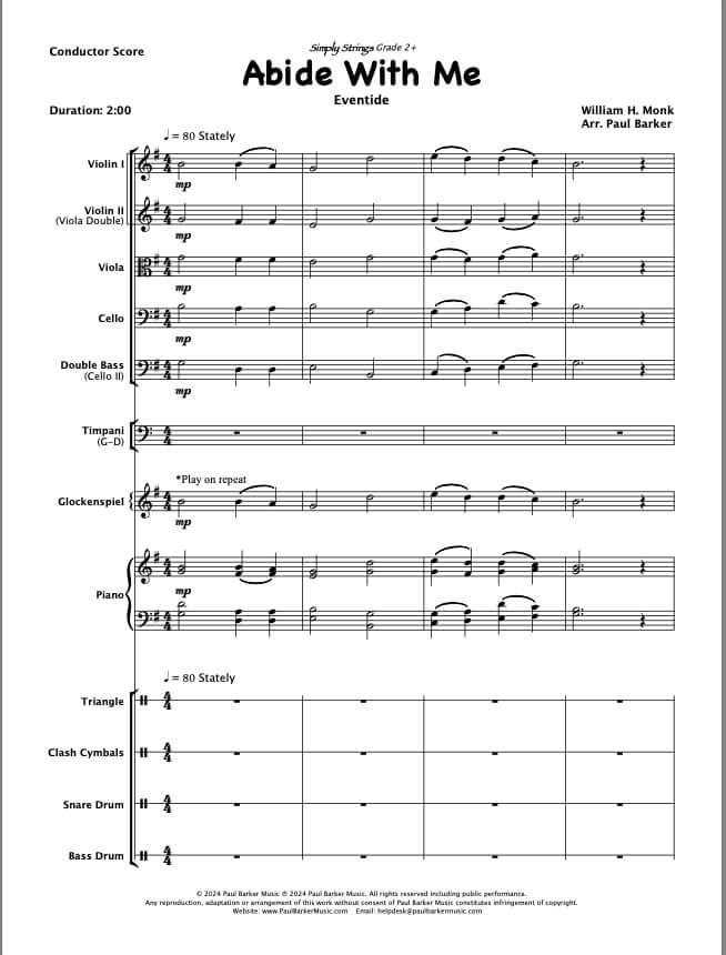 Abide With Me (String Orchestra)