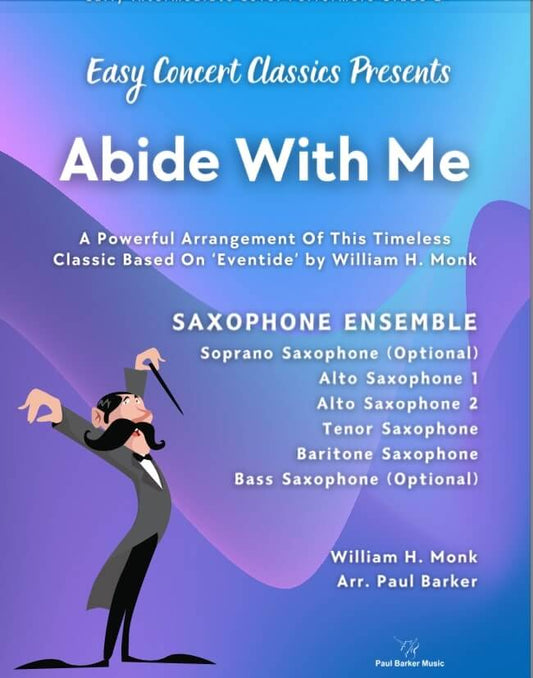 Abide With Me (Saxophone Ensemble)