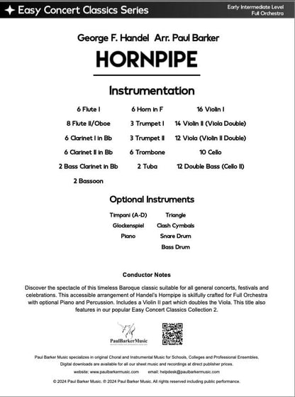 Hornpipe (Full Orchestra)