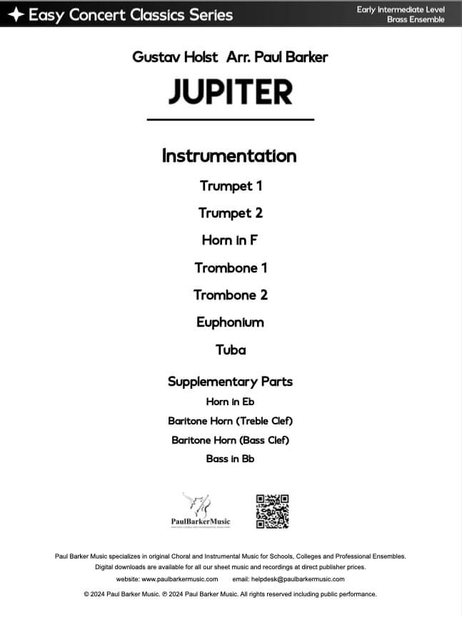 Jupiter (Brass Ensemble)