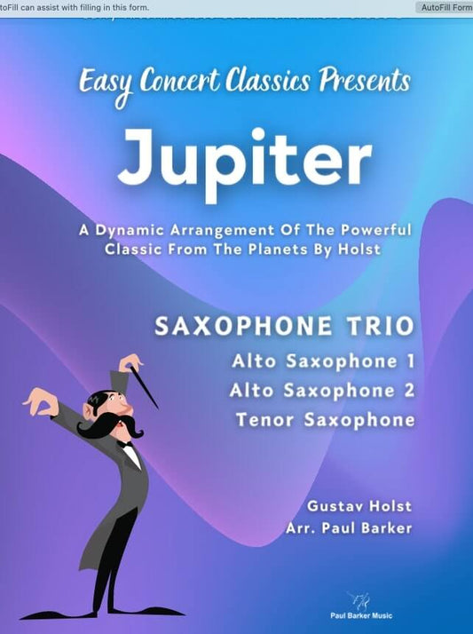 Jupiter (Saxophone Trio)