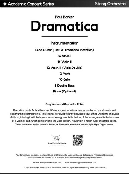 Dramatica (String Orchestra Feat. Lead Guitar)