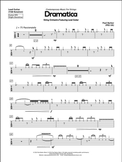 Dramatica (String Orchestra Feat. Lead Guitar)