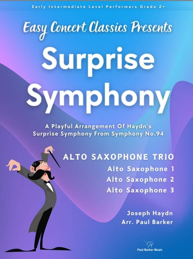 Surprise Symphony (Alto Saxophone Trio)