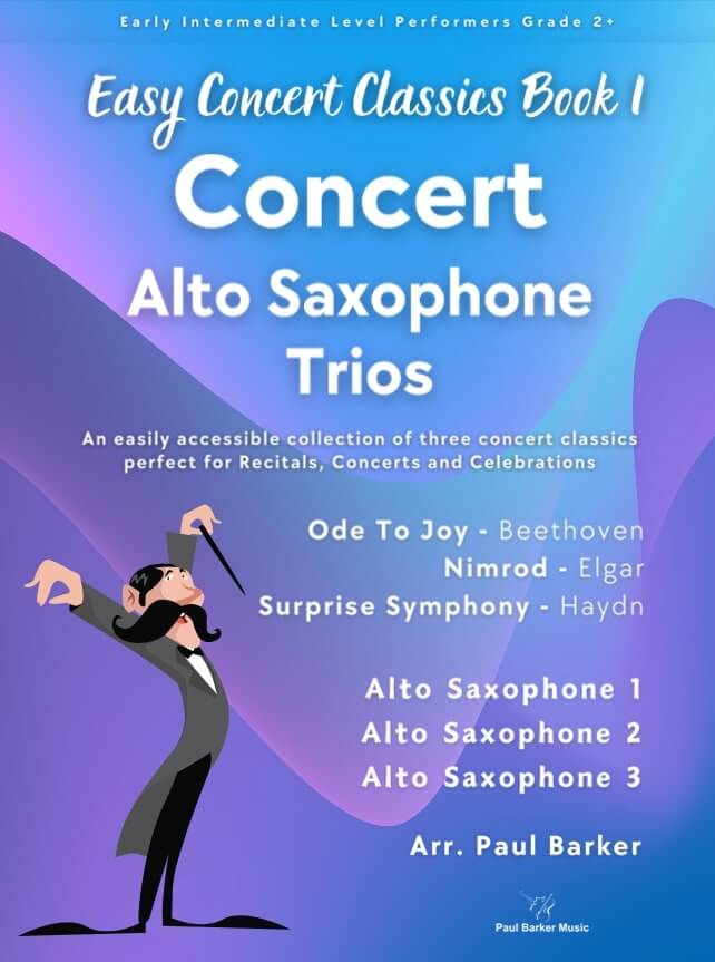 Easy Concert Classics Book 1 (Alto Saxophone Trios)