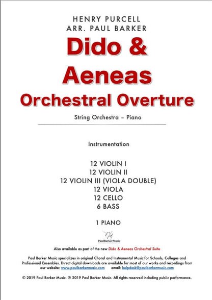 Dido & Aeneas - Orchestral Overture