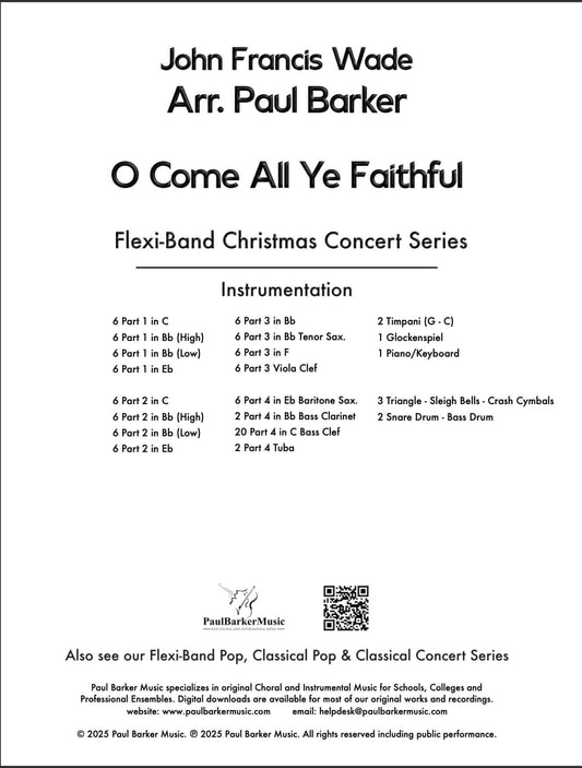 O Come All Ye Faithful (Flexi-Band)