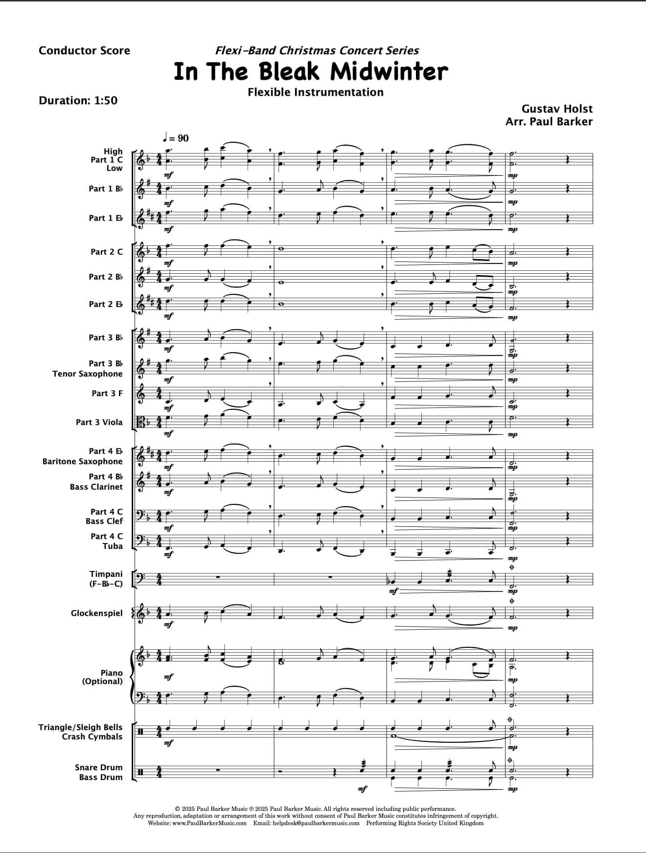 In The Bleak Midwinter (Flexi-Band)