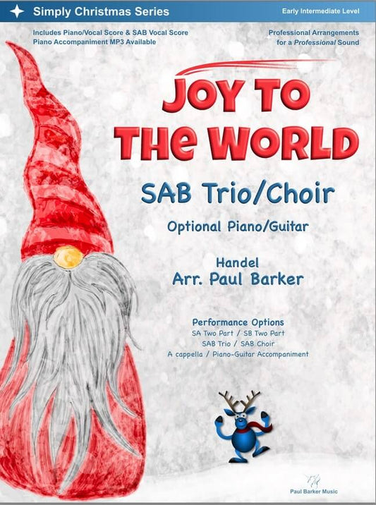 Joy To The World (SAB Choir & Piano)