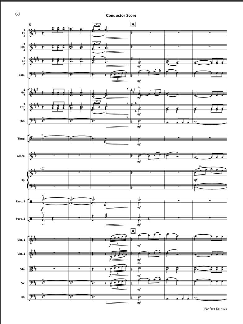 Fanfare Spiritus (Full Orchestra)