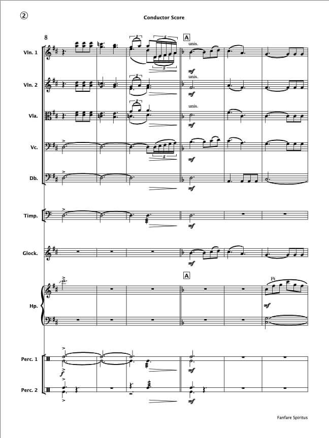 Fanfare Spiritus (String Orchestra)