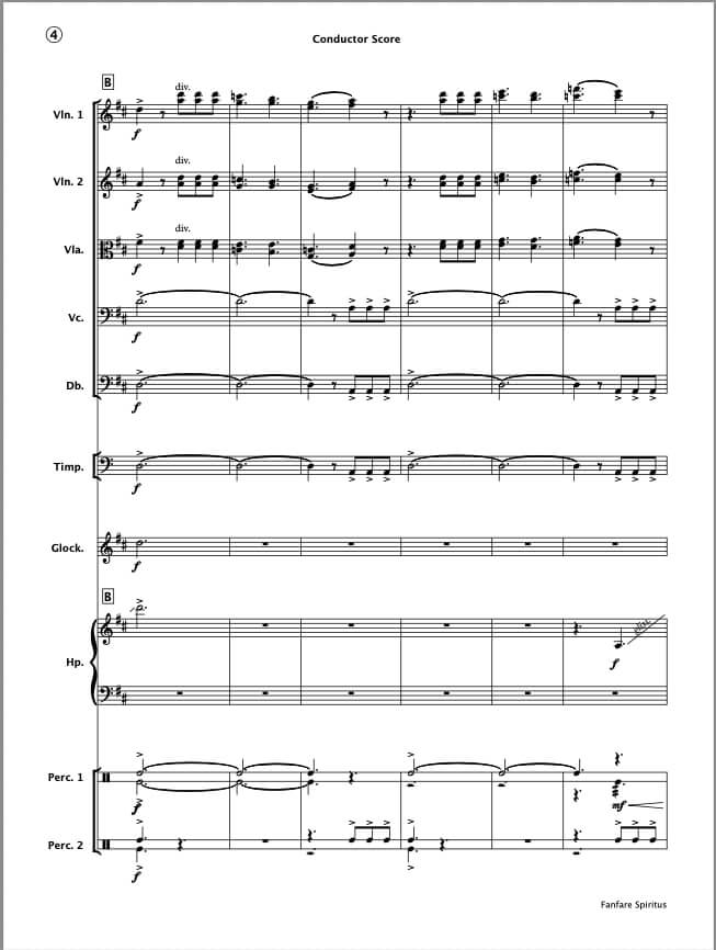 Fanfare Spiritus (String Orchestra)