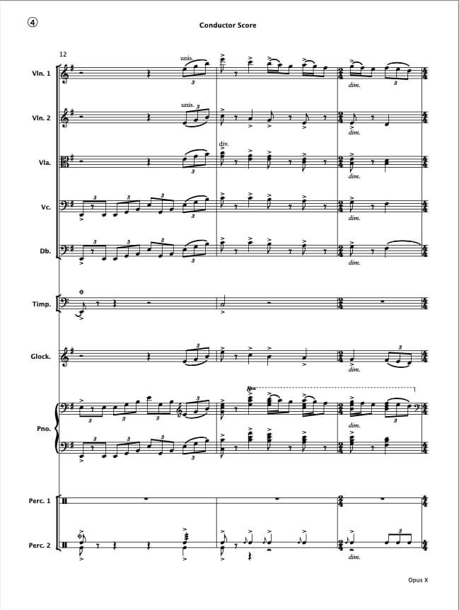 Opus X (String Orchestra)