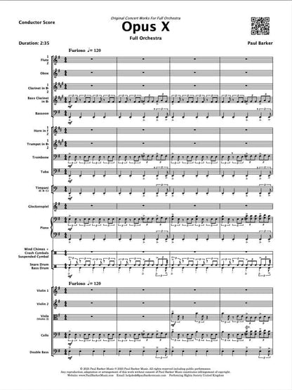 Opus X (Full Orchestra)