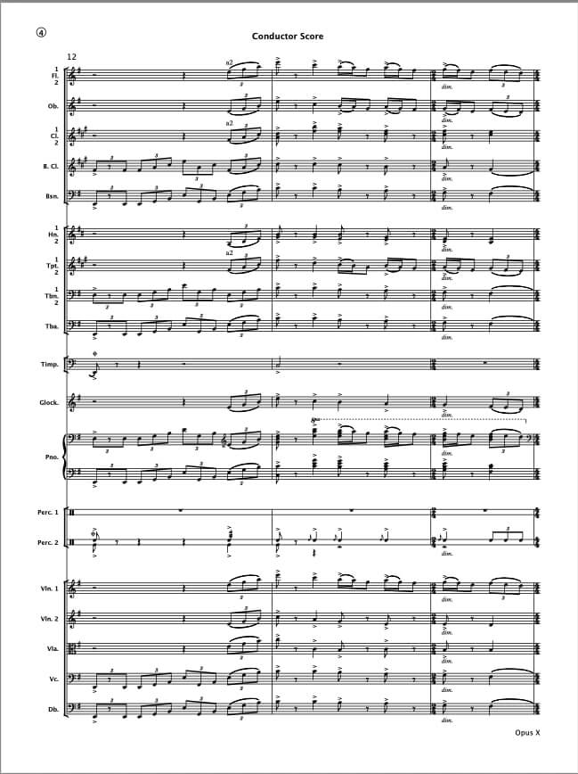 Opus X (Full Orchestra)