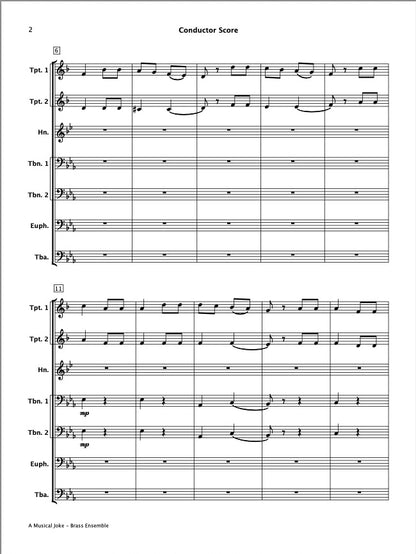A Musical Joke (Brass Ensemble)
